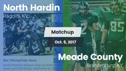 Matchup: North Hardin High vs. Meade County  2017