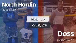 Matchup: North Hardin High vs. Doss  2018
