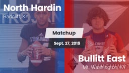 Matchup: North Hardin High vs. Bullitt East  2019