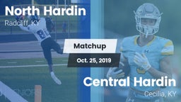 Matchup: North Hardin High vs. Central Hardin  2019