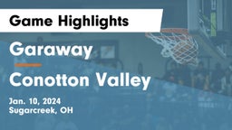Garaway  vs Conotton Valley  Game Highlights - Jan. 10, 2024