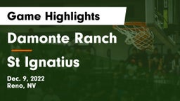 Damonte Ranch  vs St Ignatius Game Highlights - Dec. 9, 2022