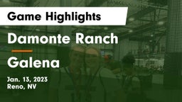 Damonte Ranch  vs Galena   Game Highlights - Jan. 13, 2023