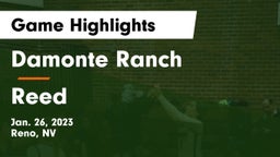 Damonte Ranch  vs Reed   Game Highlights - Jan. 26, 2023