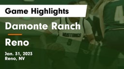 Damonte Ranch  vs Reno  Game Highlights - Jan. 31, 2023