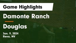 Damonte Ranch  vs Douglas  Game Highlights - Jan. 9, 2024