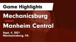 Mechanicsburg  vs Manheim Central  Game Highlights - Sept. 4, 2021