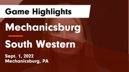 Mechanicsburg  vs South Western  Game Highlights - Sept. 1, 2022