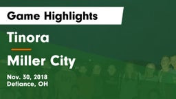 Tinora  vs Miller City  Game Highlights - Nov. 30, 2018
