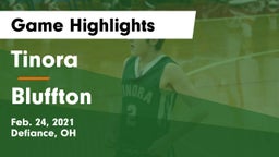 Tinora  vs Bluffton  Game Highlights - Feb. 24, 2021