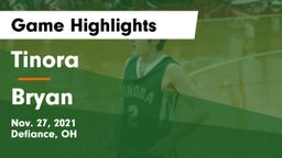 Tinora  vs Bryan  Game Highlights - Nov. 27, 2021