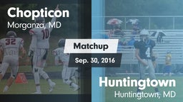 Matchup: Chopticon High vs. Huntingtown  2016