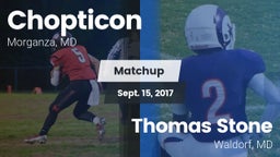 Matchup: Chopticon High vs. Thomas Stone  2017