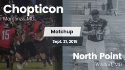 Matchup: Chopticon High vs. North Point  2018