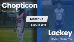 Matchup: Chopticon High vs. Lackey  2019