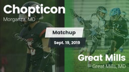 Matchup: Chopticon High vs. Great Mills 2019