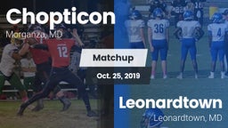 Matchup: Chopticon High vs. Leonardtown  2019