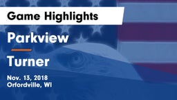Parkview  vs Turner  Game Highlights - Nov. 13, 2018