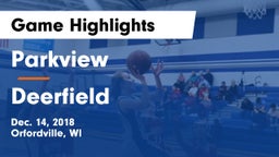 Parkview  vs Deerfield Game Highlights - Dec. 14, 2018