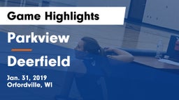 Parkview  vs Deerfield Game Highlights - Jan. 31, 2019