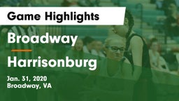 Broadway  vs Harrisonburg  Game Highlights - Jan. 31, 2020