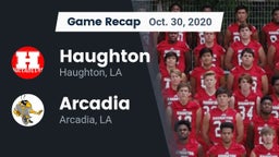 Recap: Haughton  vs. Arcadia  2020