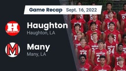 Recap: Haughton  vs. Many  2022