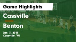 Cassville  vs Benton  Game Highlights - Jan. 3, 2019