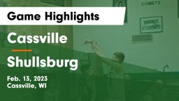 Cassville  vs Shullsburg  Game Highlights - Feb. 13, 2023