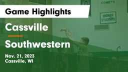 Cassville  vs Southwestern  Game Highlights - Nov. 21, 2023