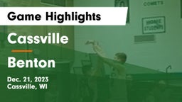 Cassville  vs Benton Game Highlights - Dec. 21, 2023