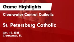 Clearwater Central Catholic  vs St. Petersburg Catholic  Game Highlights - Oct. 16, 2023