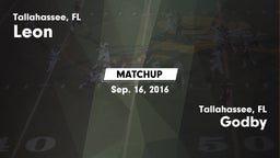 Matchup: Leon  vs. Godby  2016