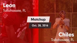 Matchup: Leon  vs. Chiles  2016