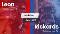 Matchup: Leon  vs. Rickards  2017