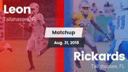 Matchup: Leon  vs. Rickards  2018