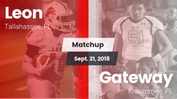 Matchup: Leon  vs. Gateway  2018