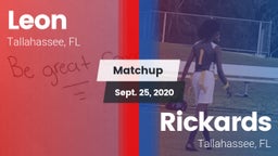 Matchup: Leon  vs. Rickards  2020