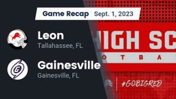 Recap: Leon  vs. Gainesville  2023