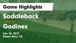 Saddleback  vs Godinez  Game Highlights - Jan 18, 2017