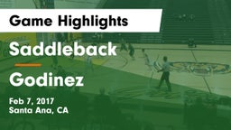 Saddleback  vs Godinez  Game Highlights - Feb 7, 2017