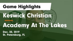 Keswick Christian  vs Academy At The Lakes Game Highlights - Dec. 30, 2019