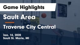 Sault Area  vs Traverse City Central  Game Highlights - Jan. 14, 2020