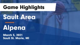 Sault Area  vs Alpena  Game Highlights - March 5, 2021