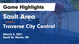 Sault Area  vs Traverse City Central  Game Highlights - March 6, 2021