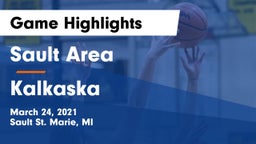 Sault Area  vs Kalkaska  Game Highlights - March 24, 2021