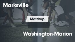 Matchup: Marksville High vs. Washington-Marion  2016