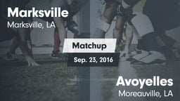 Matchup: Marksville High vs. Avoyelles  2016