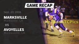 Recap: Marksville  vs. Avoyelles  2016