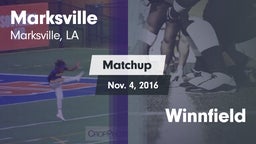 Matchup: Marksville High vs. Winnfield 2016